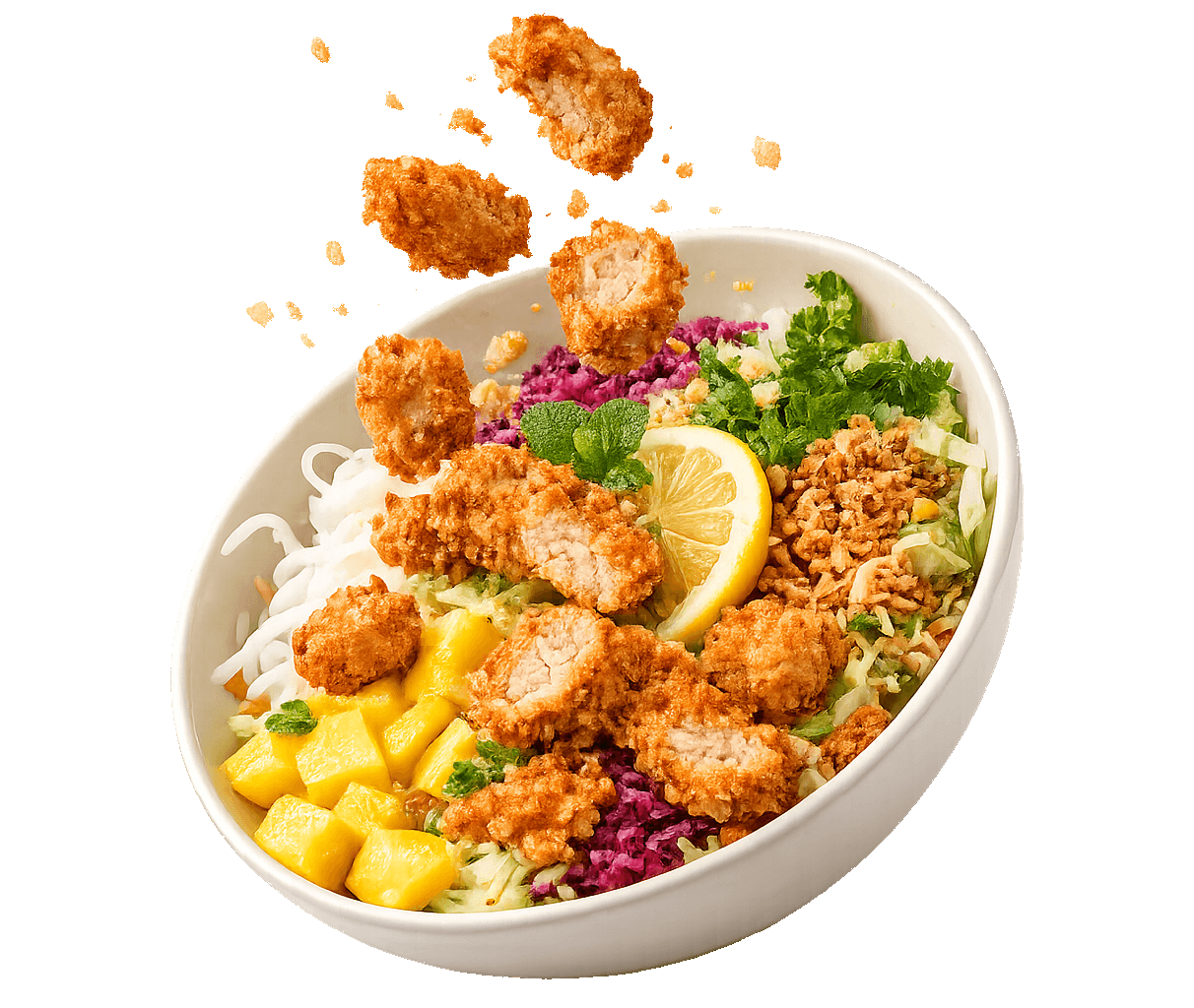 Salade fraîche à la mangue, spécialité sucrée-salée de Freshbox